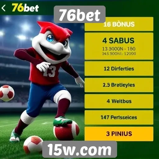Comparação de bônus e promoções no site 76bet